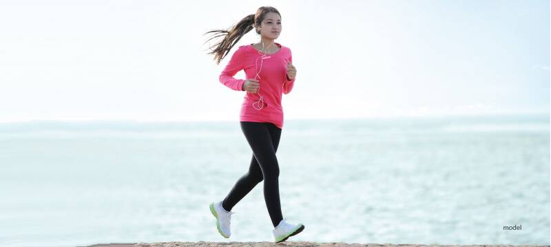 Running does reduce breast size if you are regularly running or