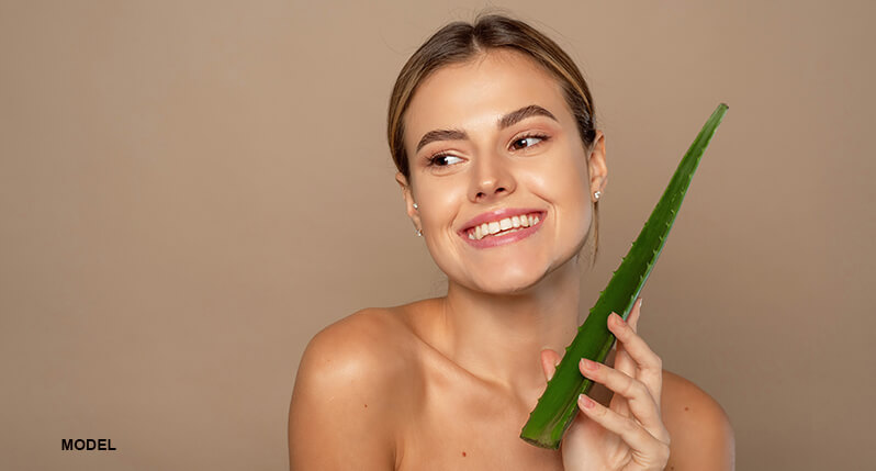 woman aloe